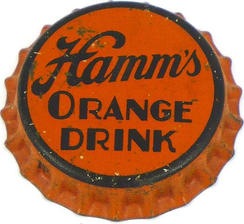 1920 Hamm's Orange Drink  Bottle Cap Saint Paul, Minnesota