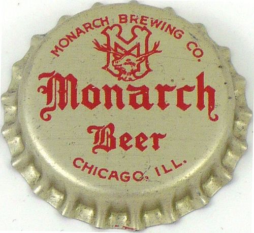 1948 Monarch Beer  Bottle Cap Chicago, Illinois