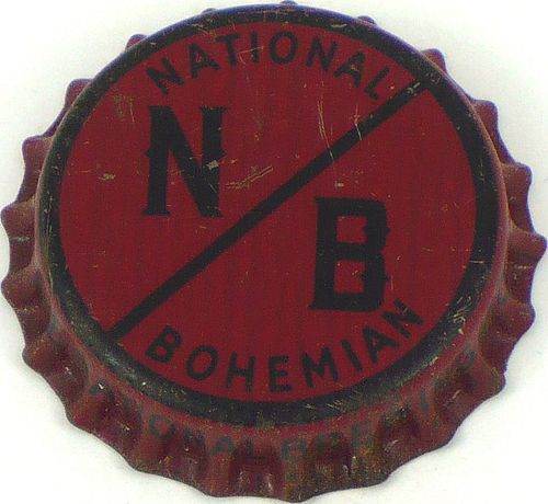 1940 National Bohemian Beer  Bottle Cap Baltimore, Maryland