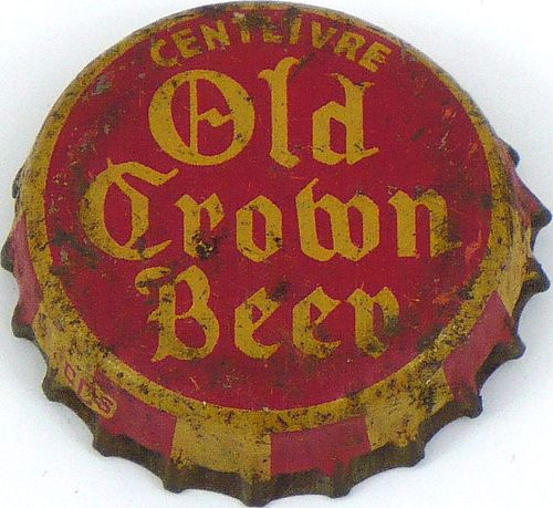 1937 Old Crown Beer  Bottle Cap Fort Wayne, Indiana