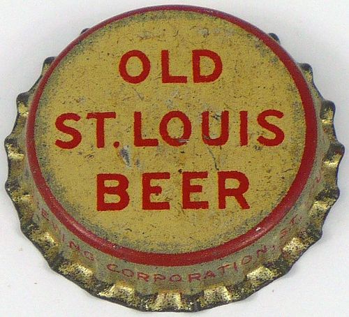 1939 Old St. Louis Beer  Bottle Cap Saint Louis, Missouri