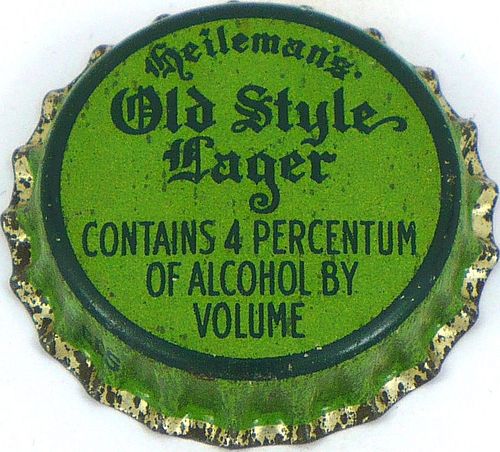 1933 Old Style Lager Beer  Bottle Cap La Crosse, Wisconsin