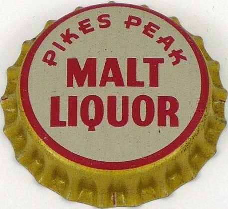 1960 Pikes Peak Malt Liquor  Bottle Cap Pueblo, Colorado