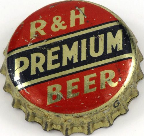 1940 R & H Premium Beer  Bottle Cap Stapleton, New York