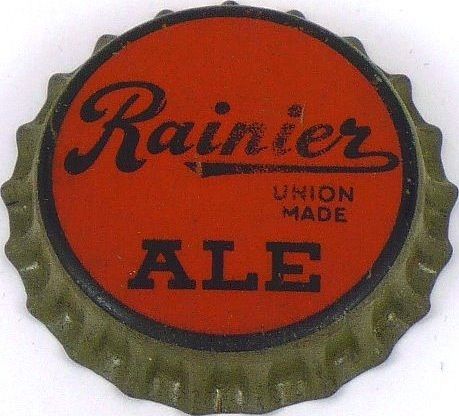 1938 Rainier Ale  Bottle Cap Los Angeles, California