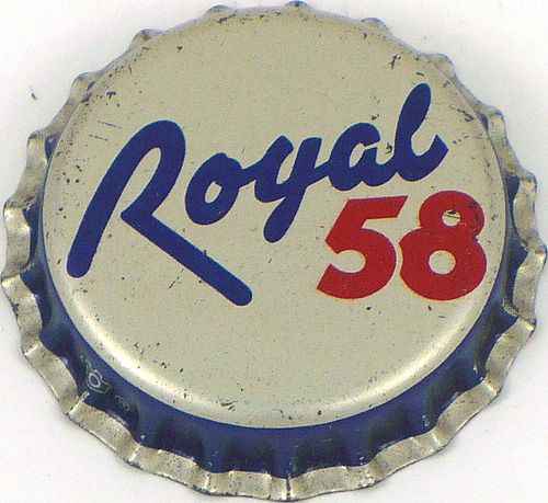 1960 Royal 58 Beer  Bottle Cap Duluth, Minnesota