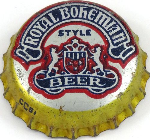 1948 Royal Bohemian Beer (enamel blue & red)  Bottle Cap Duluth, Minnesota