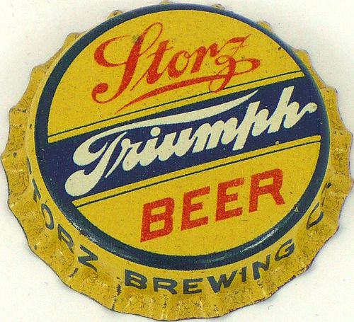 1933 Storz Triumph Beer  Bottle Cap Omaha, Nebraska