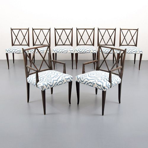 Tommi Parzinger Dining Chairs, Set of 8