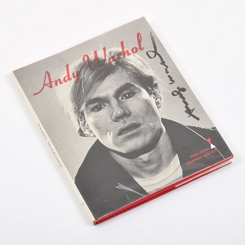 John Coplans "Andy Warhol" Signed Art Book