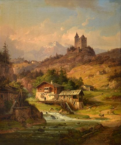 Wilhelm Scheuchzer Landscape Painting