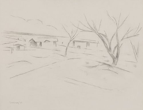 Andrew Dasburg, Untitled (New Mexico Landscape), 1967