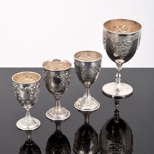 4 Sterling Chalices
