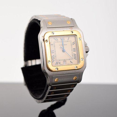 Santos de Cartier "Galbee" Two-Tone Watch