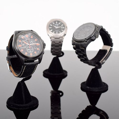 3 Citizen Eco-Drive Solar Powered Watches