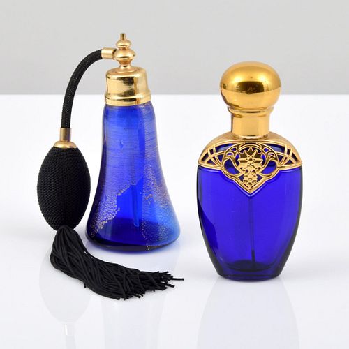 Perfume Bottle And Atomizer