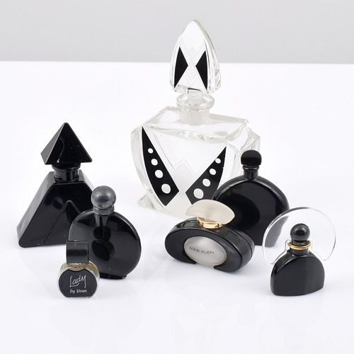 7 Perfume Bottles; Anne Klein, Monteil, Balos...