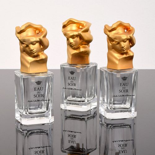6 Hubert d'Ornano "Eau Du Soir" Perfume Bottles