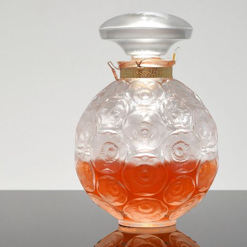 Lalique Anemone Perfume Bottle sold at auction on 7th November