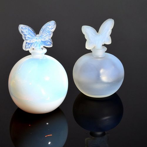 2 Butterfly Perfume Bottles, Manner of Sabino