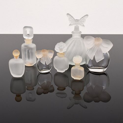 7 Perfume Bottles; Albert Nippon, Balenciaga...