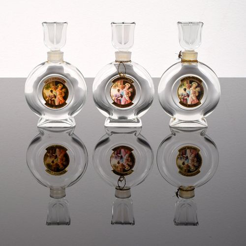 3 Jean Desprez "Bal a Versailles" Perfume Bottles