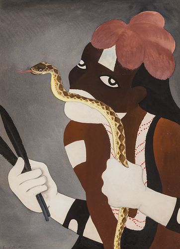 Emil Bisttram, Hopi Snake Dancer, 1933