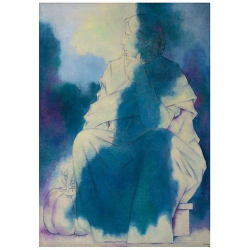 FERNANDO CASTRO PACHECO, Sin título, Firmado y fechado 88, Óleo sobre tela, 113 x 80 cm | FERNANDO CASTRO PACHECO, Untitled, Signed and dated 88, Oil 