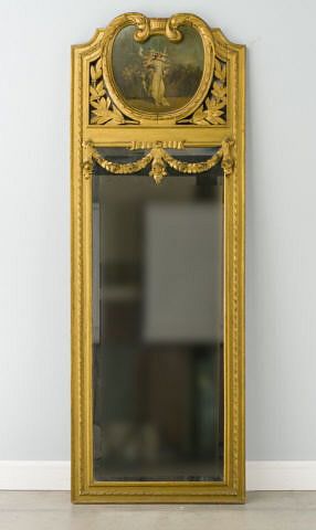 Very Good Giltwood Mirror, Late 19th Century