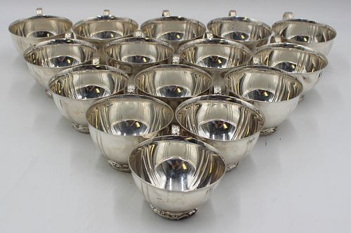 STERLING. (18) Tiffany & Co Sterling Punch Cups.