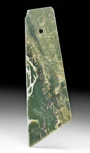 Huge Chinese Neolithic Nephrite Jade Ritualistic Blade