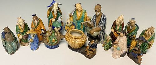 Chinese and Japanese Mud Figures