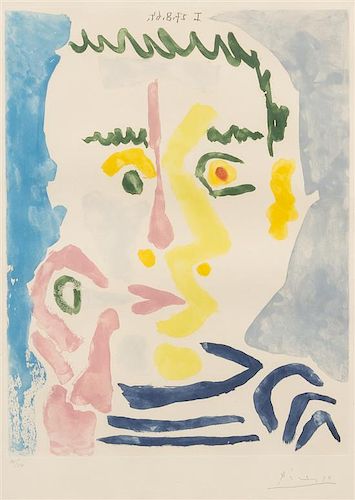 Pablo Picasso, (Spanish, 1881-1973), Le Fumeur, 1964