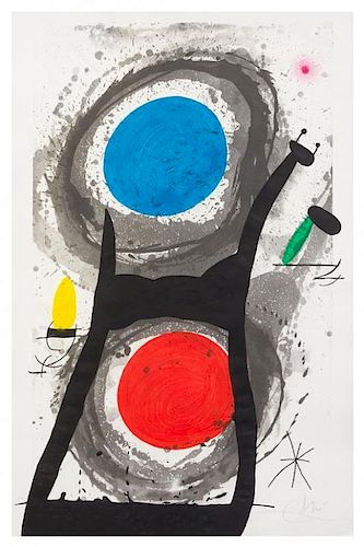 Joan Miro, (Spanish, 1893-1983), L'Adorateur de soleil, 1969