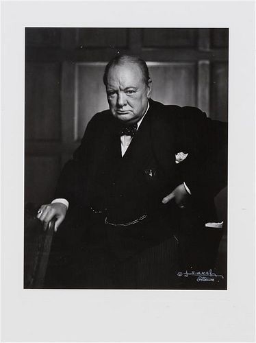 * Yousuf Karsh, (Armenian, 1908-2002), Winston Churchill, 1941
