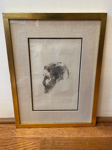 Pierre Bonnard by Odilon Redon Lithograph 