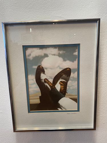 "Shoes" by  Cheryl Winser Hand Colored Photograph
