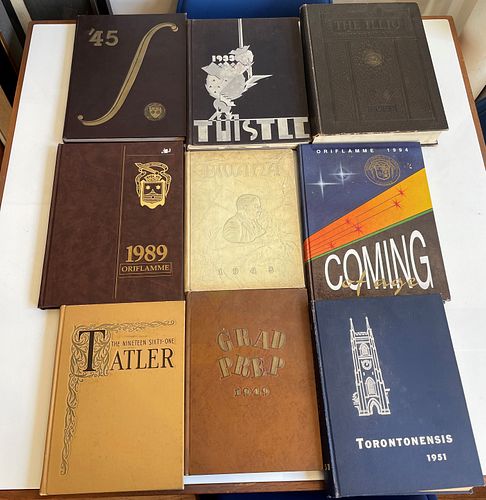 Collection Vintage Yearbooks 