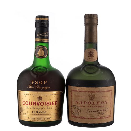 Courvoisier. V.S.O.P y Napoleon. Cognac. France. Piezas: 2. En presentación de 750 ml.