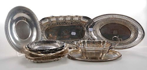 Eleven Sterling Oval Tray/Bowls