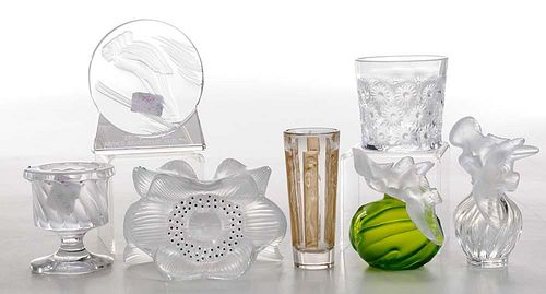 Twenty-Five Lalique Glass Objects