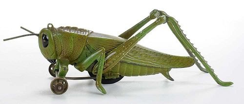 Hubley Cast Iron Grasshopper Pull Toy