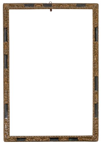 Frame; Spain, mid-17th century. 
Carved and polychrome wood.