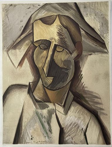 Pablo Picasso - Tete dArlequin