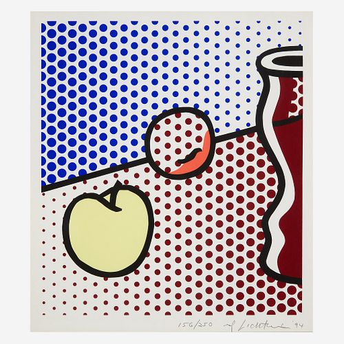 Roy Lichtenstein (American, 1923-1997) Still Life with Red Jar