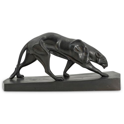 French Art Deco Bronze Panther