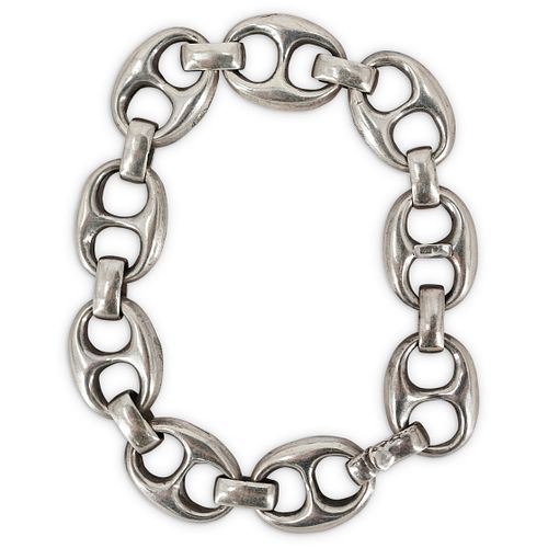 Vintage Gucci Style Silver Bracelet