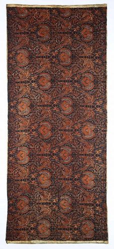 Old Indonesian Batik Panel: 41" x 96" (104 x 244 cm)