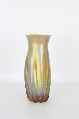 Tiffany Favrile Style Glass Vase