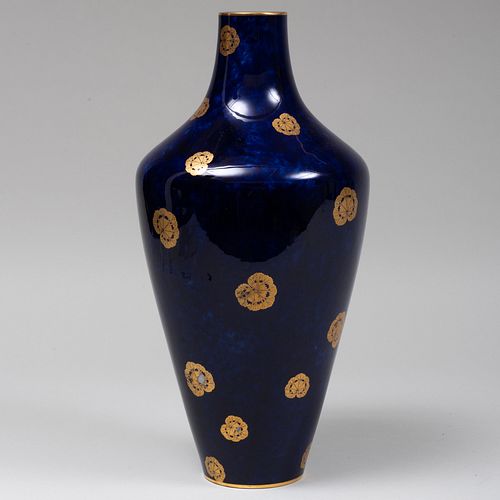Modern SÃ¨vres Cobalt Groud Porcelain Vase